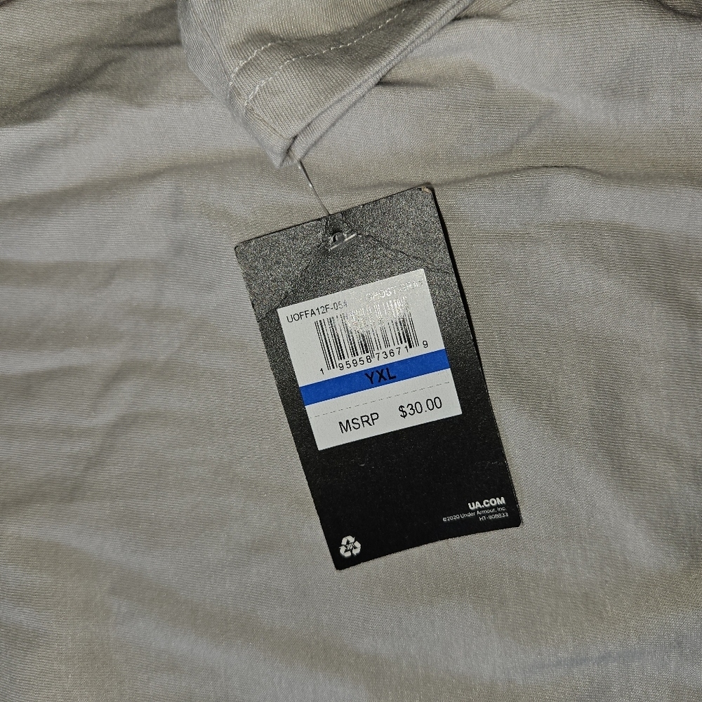 Under Armour Gray Long Sleeve Tee Soft Lightweight - Picture 2 of 6